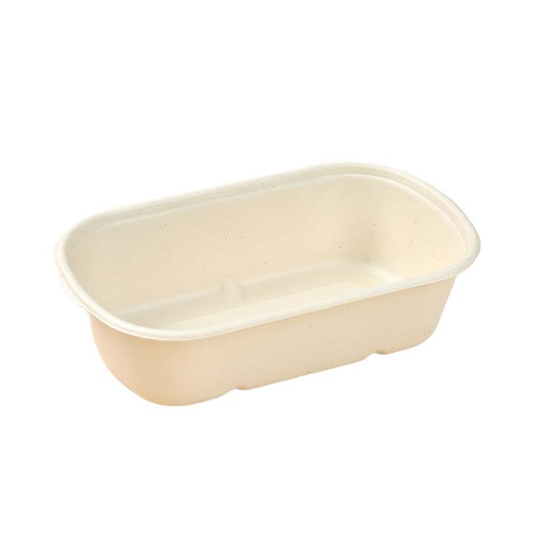 500ml Rectangle Sugarcane Container 500pc/ctn - Pakio