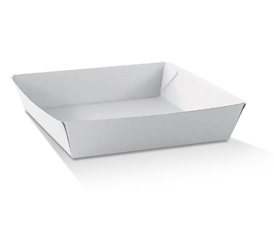 Large White Corrugated Tray 250pc/ctn - Pakio