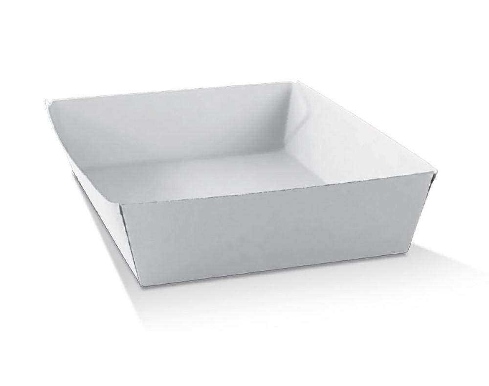 X-Large White Corrugated Tray 100pc/ctn - Pakio