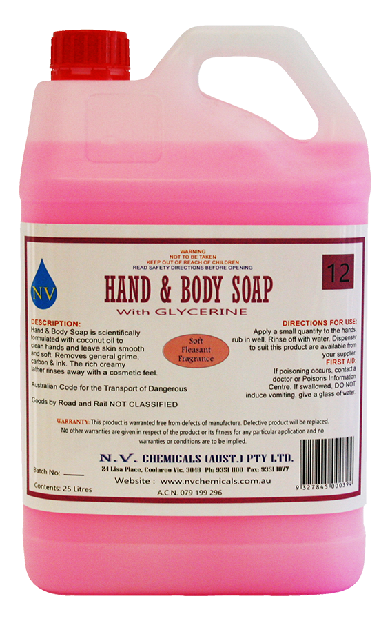 Liquid Hand Soap w Glycerine 5Lt
