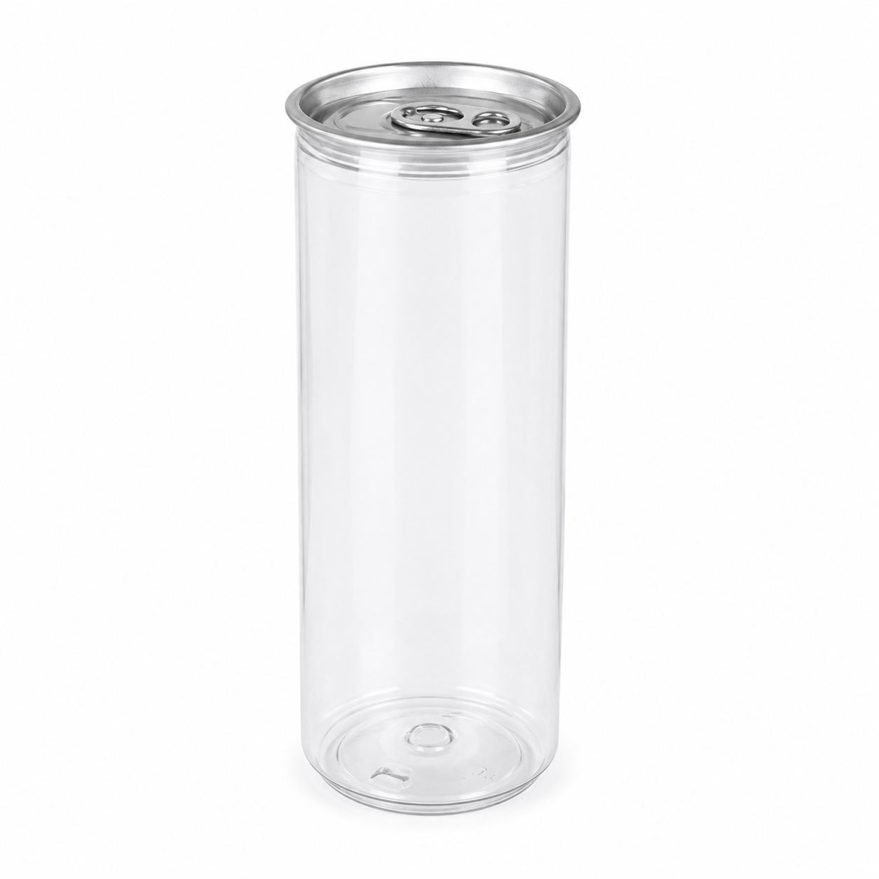 Slim Clear PET Can 330ml with Aluminium Lid – Fits Any 55mm Seamer | Saturn (Box of 200)