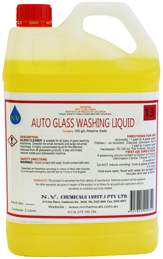 Automatic Glass Cleaner 5Lt