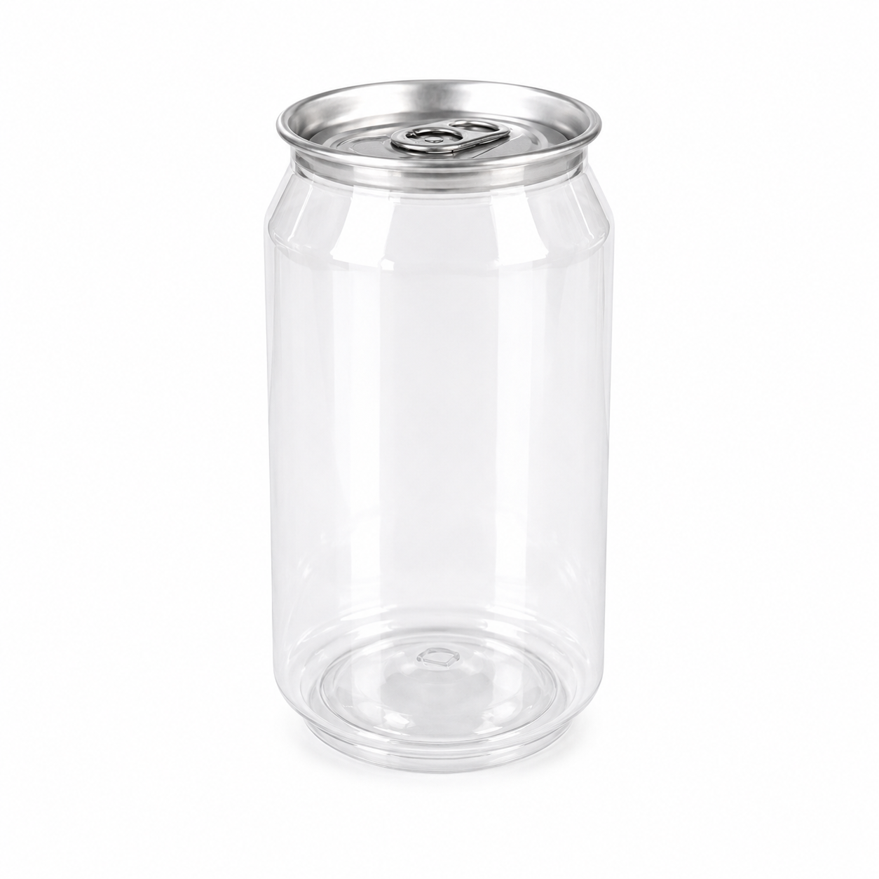Clear PET Can 400ml with Aluminium Lid – Fits Any 55mm Seamer | Saturn (Box of 200)