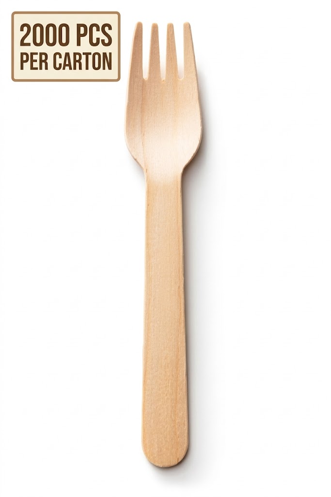 170mm Bamboo Fork Large 100pcs