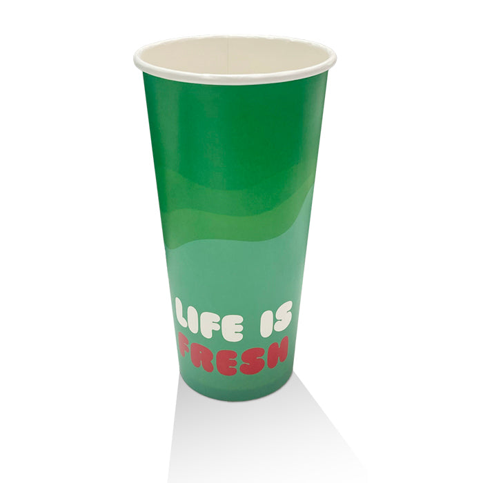 22oz Aqueous Coated Paper Cold Drink Cup 1000pcs