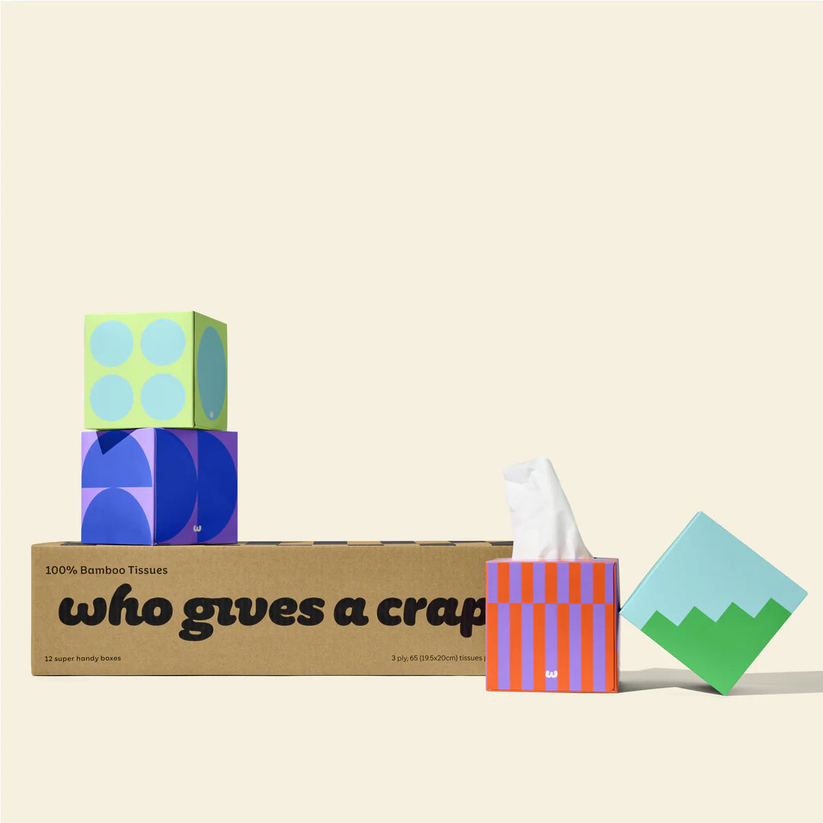 [Who Gives A Crap] 100% Bamboo Tissues 12 Boxes