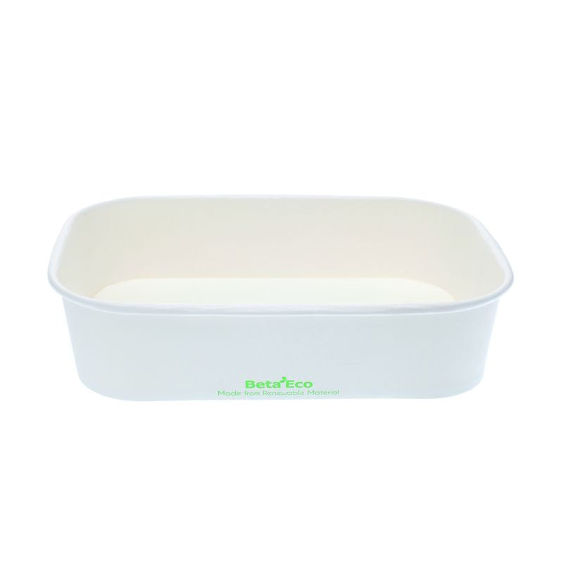 BetEco 500ml  White Paper Food Tubs 300pc/ctn