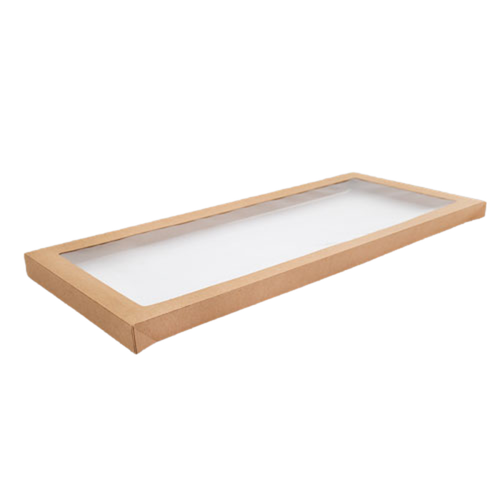 Large Rectangle Catering Tray PLA Lid 100pc/ctn