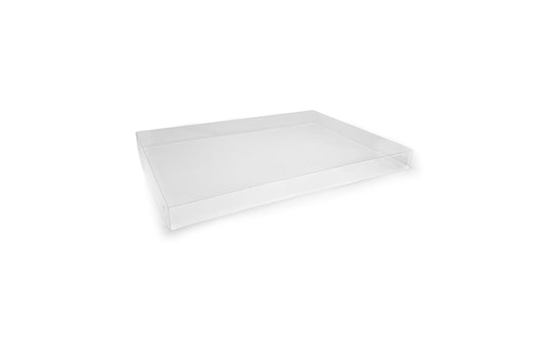 Medium Clear RPET Catering Tray Lid 50pc/pk