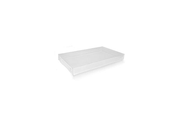 Small Clear RPET Catering Tray Lid 50pc/pk