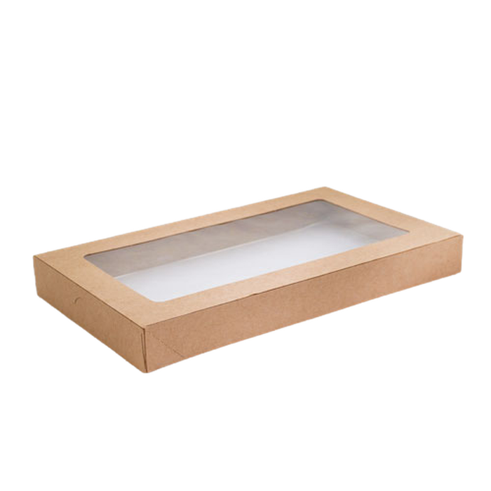 Small Rectangle Catering Tray PLA Lid 100pc/ctn