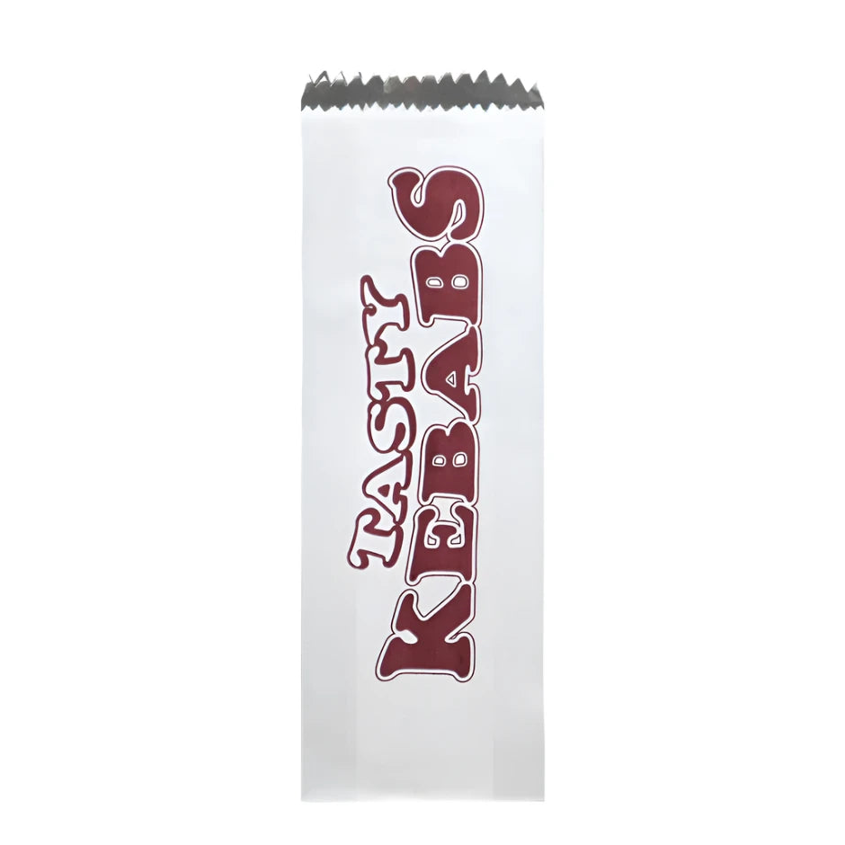 Printed White Foil Kebab Bag 500pcs