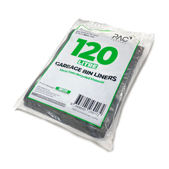 120L LDPE Heavy Duty Star-sealed Bags 100pcs