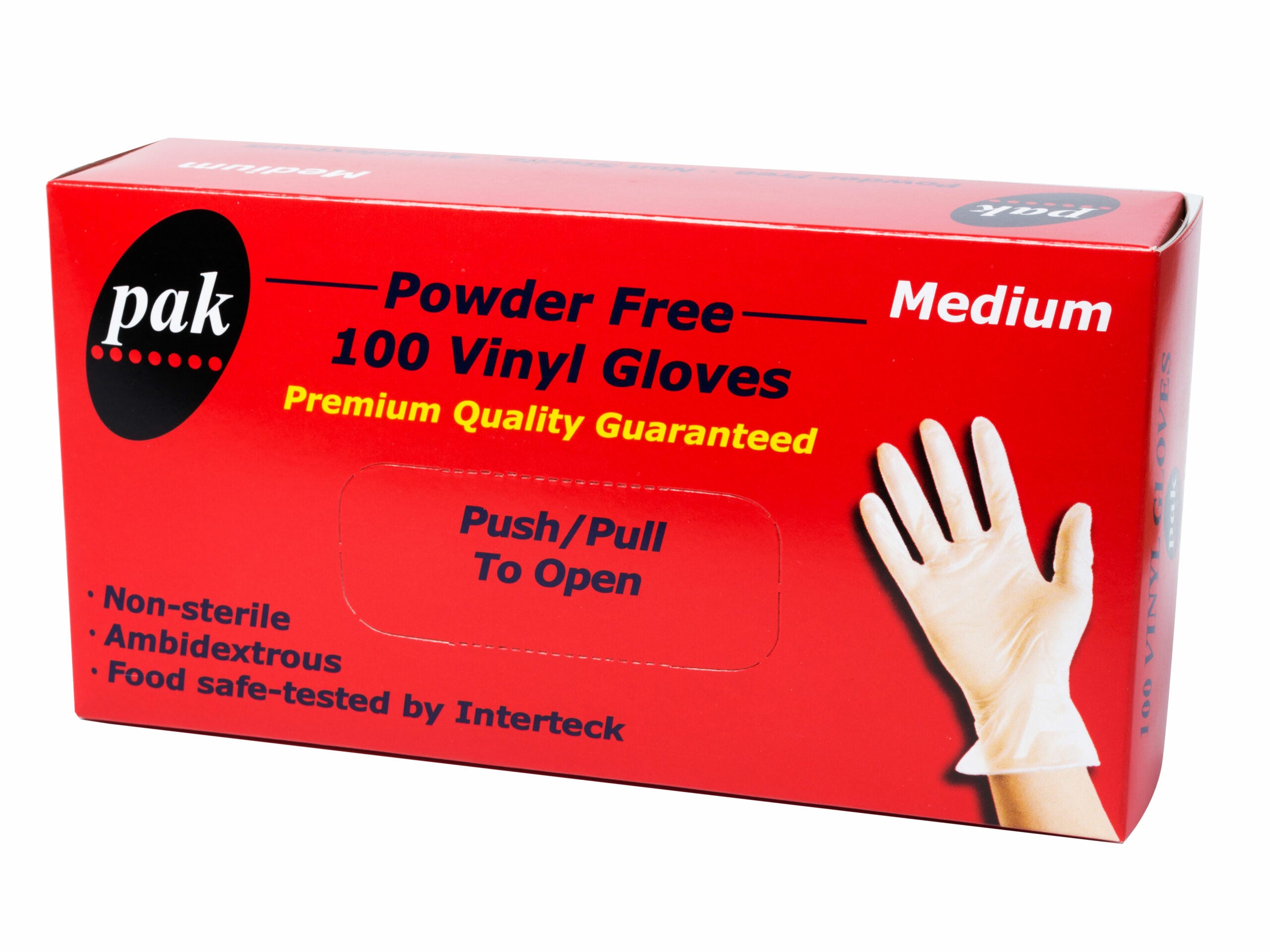 Disposable Vinyl Gloves Powder Free Clear - Medium 100-1000pc
