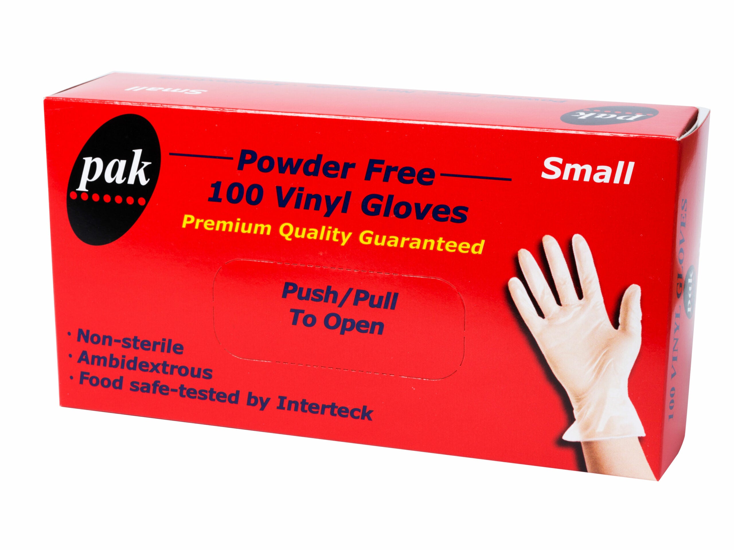 Disposable Vinyl Gloves Powder Free Clear - Small 100-1000pc