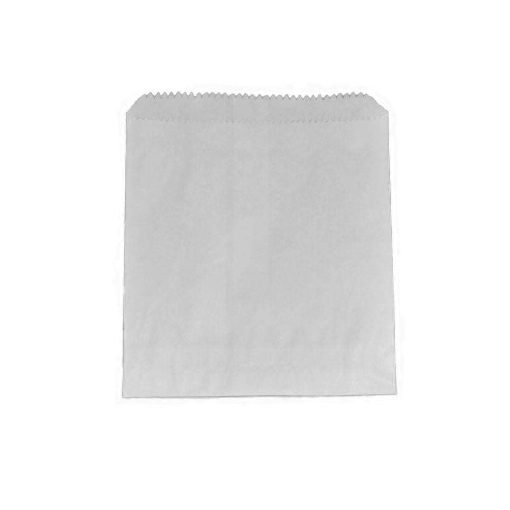 3 Flat GPL Bag -  White 500pc/pk