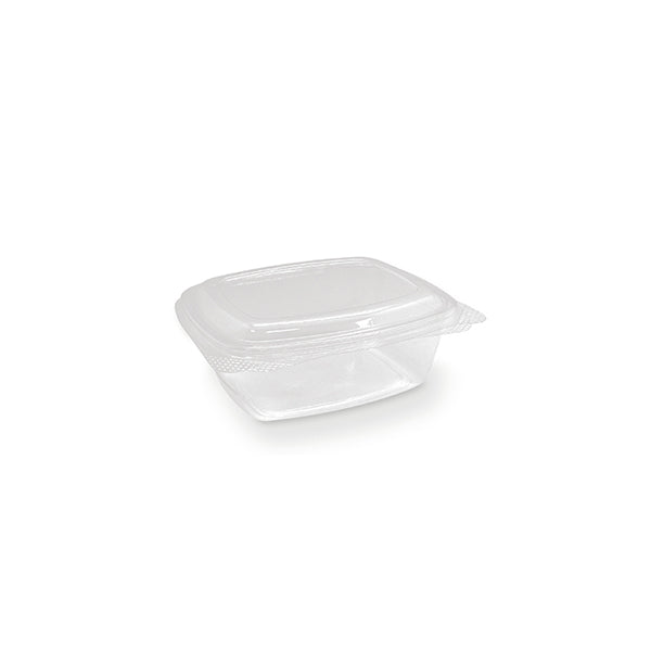 16oz PET Hinged Rectangle Container 300pc/ctn