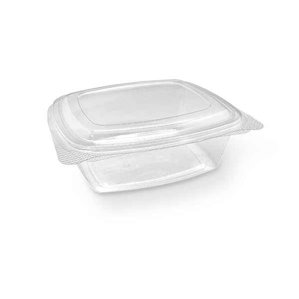 48oz PET Hinged Rectangle Container 200pc/ctn