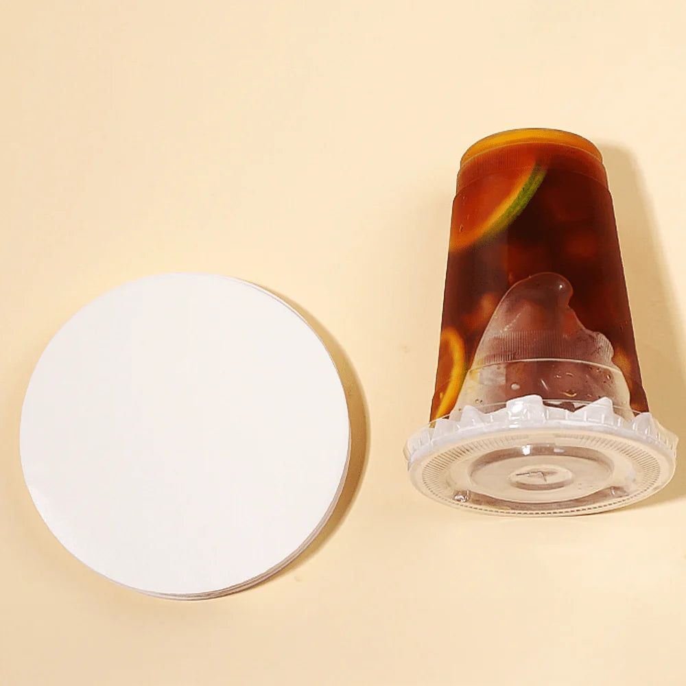 128mm Diameter Leakproof Paper For Drink Cups - 500 pc