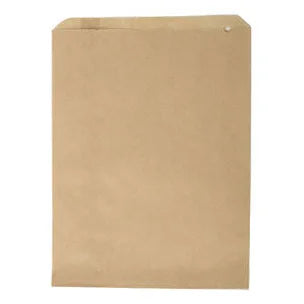 3 Long Flat Bag - Brown 500pc/pk