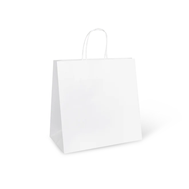 Medium Uber Bag White 250pc/ctn