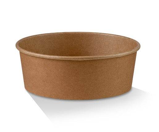Eco-Friendly PE Coated Kraft Salad Bowl 16oz - Premium Food Containers for Sustainable Packaging 