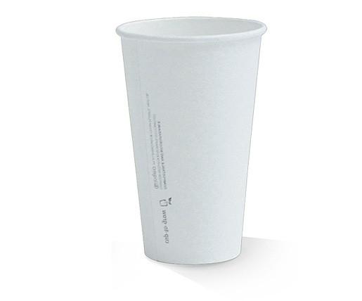 20oz PLA Coated SW Cup/White 100-1000pc