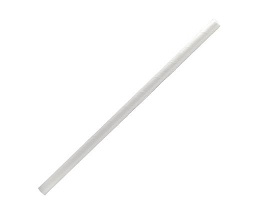 Paper Straw Regular - Plain White 2500pc/ctn