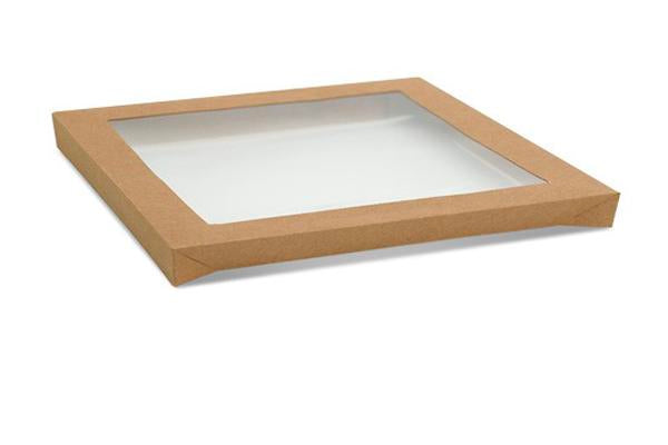 Large Square Catering Tray PET Lid 100pc/ctn