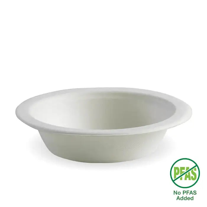 BioPak 470ml / 16oz White Plant Fibre Bowl 1000pcs