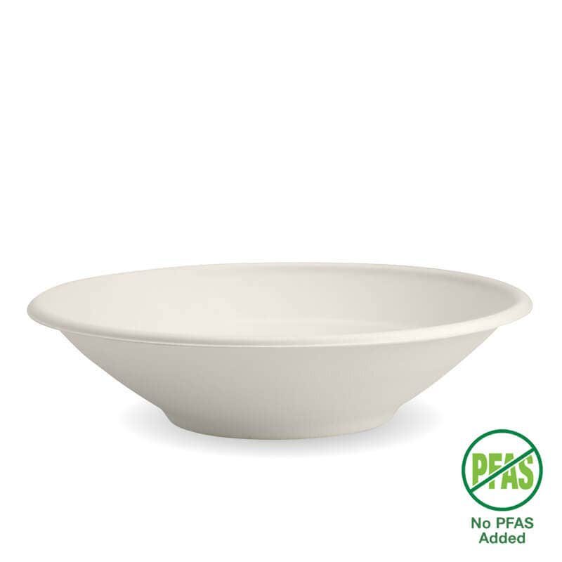BioPak 800ml (24oz) White Bowl 400pc