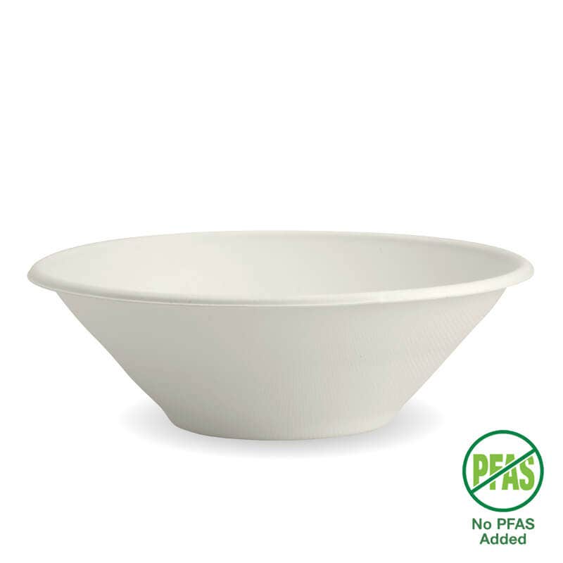 BioPak 940ml (32oz) White Bowl 400pc