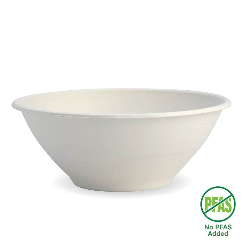 BioPak 1,180ml (40oz) White Bowl 400pc