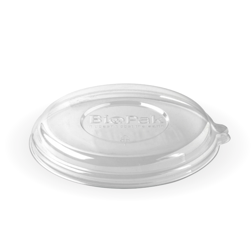 BioPak 800-1,180ml (24-40oz) Clear Bowl PET Lid 400pc