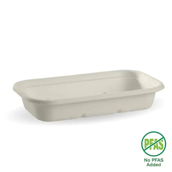 BioPak 750ml White Plant Fibre Takeaway Base 500pc/ctn