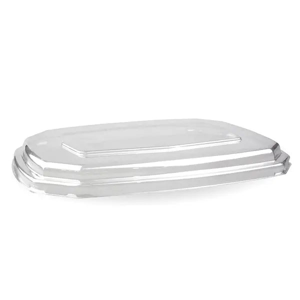 BioPak 600 & 950ml Clear RPET Octa Takeaway Lid 400pc
