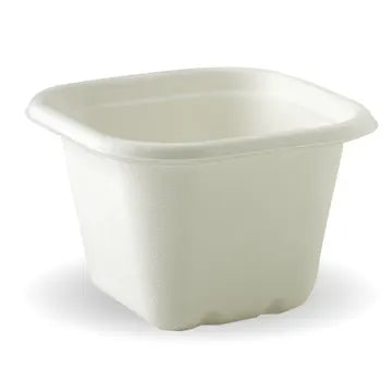 BioPak 630ml White Takeaway Base 600pc