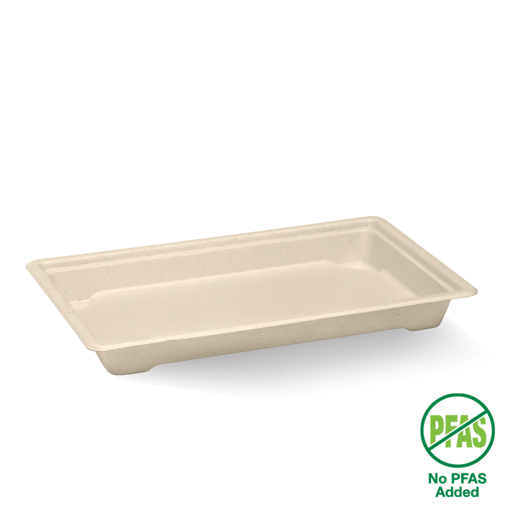 BioPak Natural Large Sushi Tray 600pc