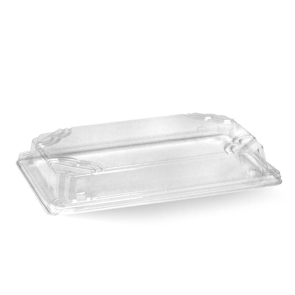 BioPak Clear Large Sushi Tray PET Lid 600pc