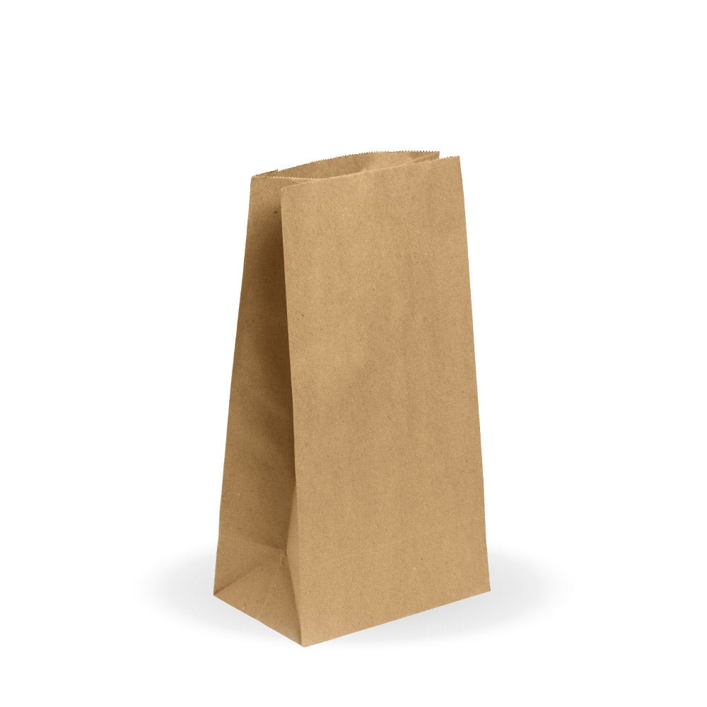 BioPak Kraft #12 SOS Paper Bag 178 x 330 x112mm 1000pc