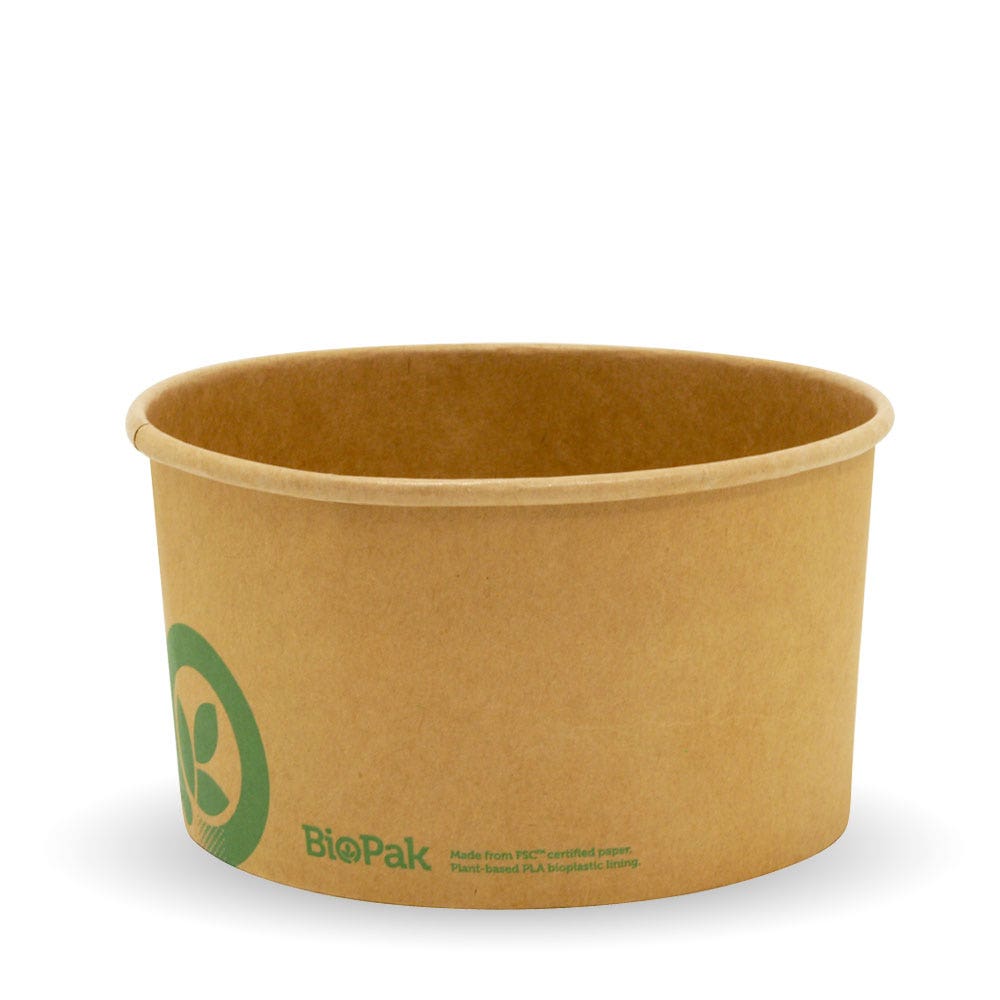 BioPak 1,000ml Kraft Large Bowl 400pc