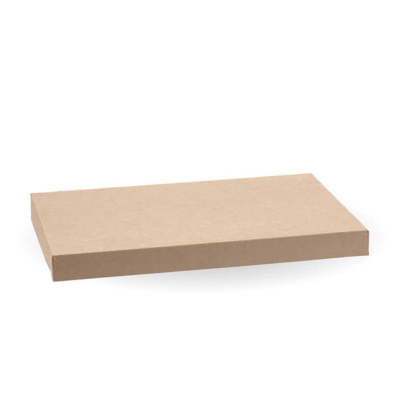 BioPak Kraft Catering Tray Paper Lid Medium 100pc