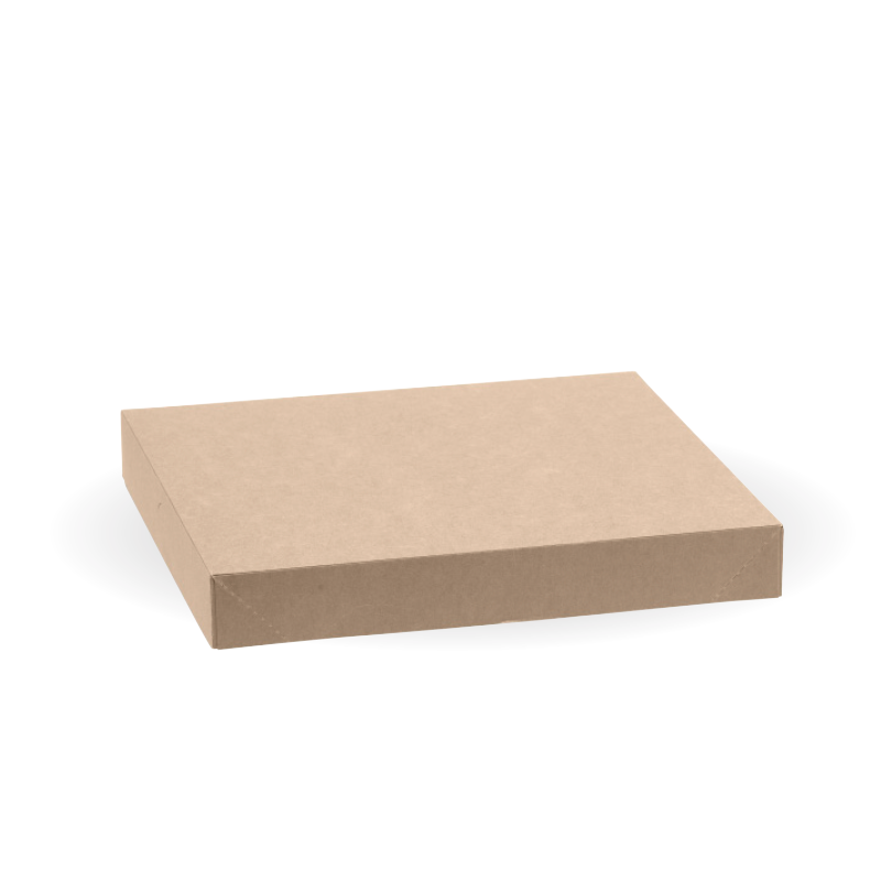 BioPak Kraft Catering Tray Paper Lid Small 100pc