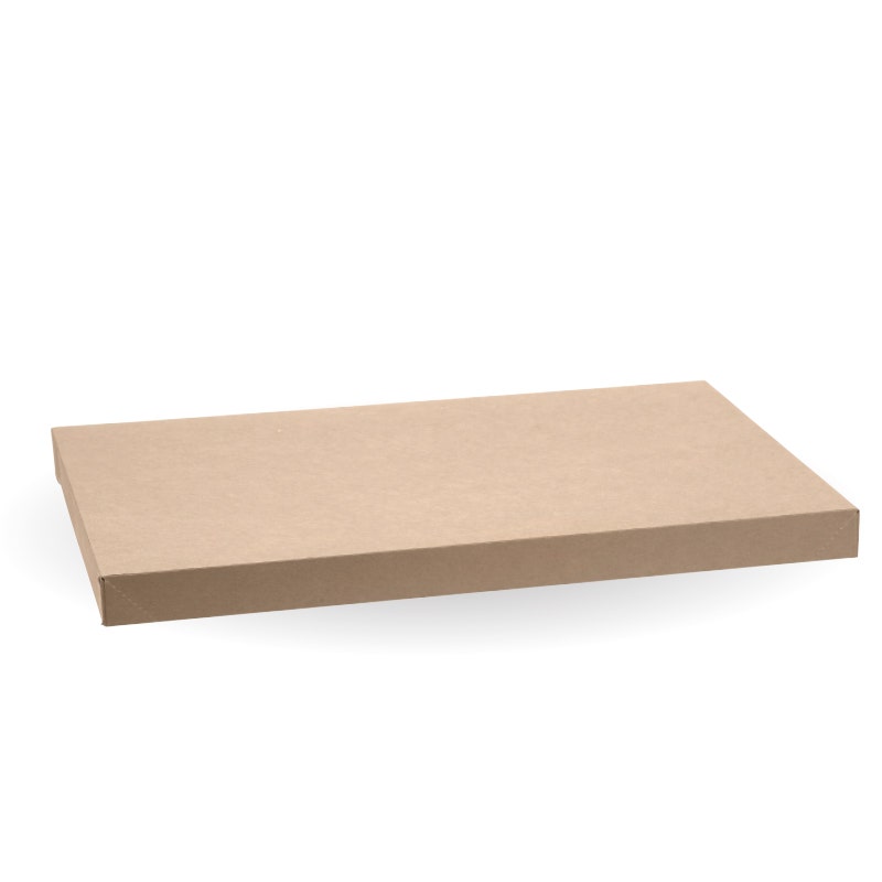 BioPak Kraft Catering Tray Paper Lid Extra Large 50pc