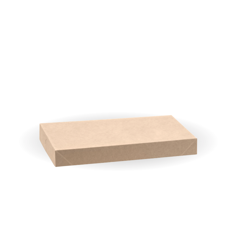 BioPak Kraft Catering Tray Paper Lid Extra Small 100pc
