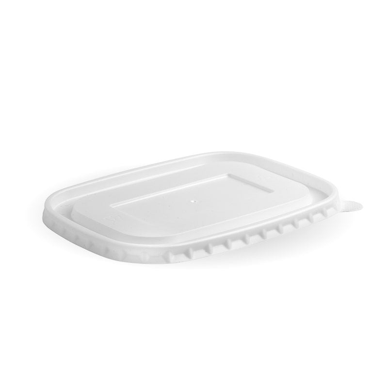 BioPak Clear Rectangle CPLA Lid 300pc