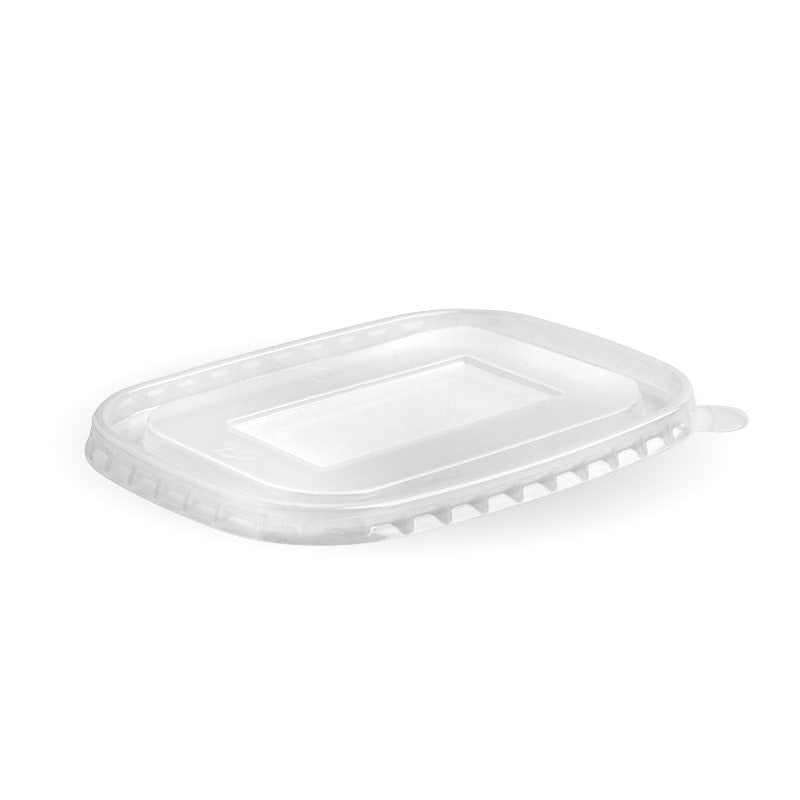 BioPak Clear Rectangle PP Lid 300pc