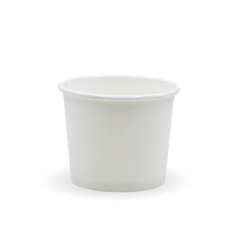BioPak 90ml White Paper Sauce Cup 1000pc