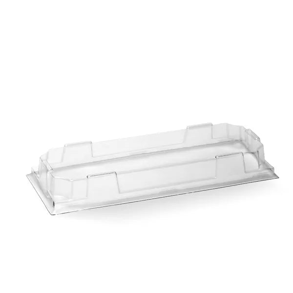 BioPak Long Sushi Tray PET Lid 300pc