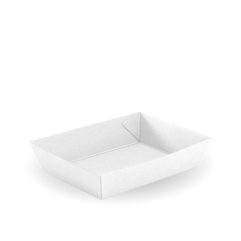 BioPak White Tray #3 180 x 134 x 45mm 250pc